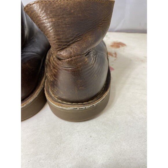Clarks Mens Bushacre 2 Ankle Chukka Boots Brown Lace Up Round Toe 9M - Picture 4 of 11